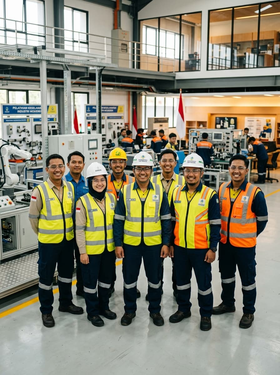 Peserta pelatihan K3